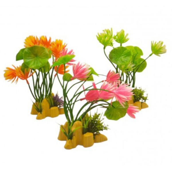 ΔΙΑΚΟΣΜΗΤΙΚΟ ΦΥΤΟ ΕΝΥΔΡΕΙΟΥ ΣΕ 3 ΧΡΩΜΑΤΑ 22CM